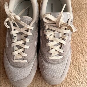 New Balance Gray and White Women's Sneakers